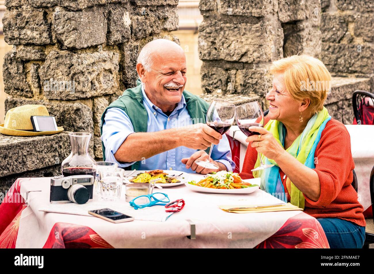 Senior couple dating
